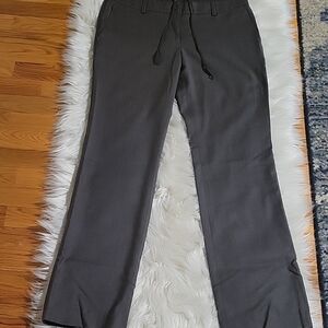 Women's Charcoal Pants with stripe side panels